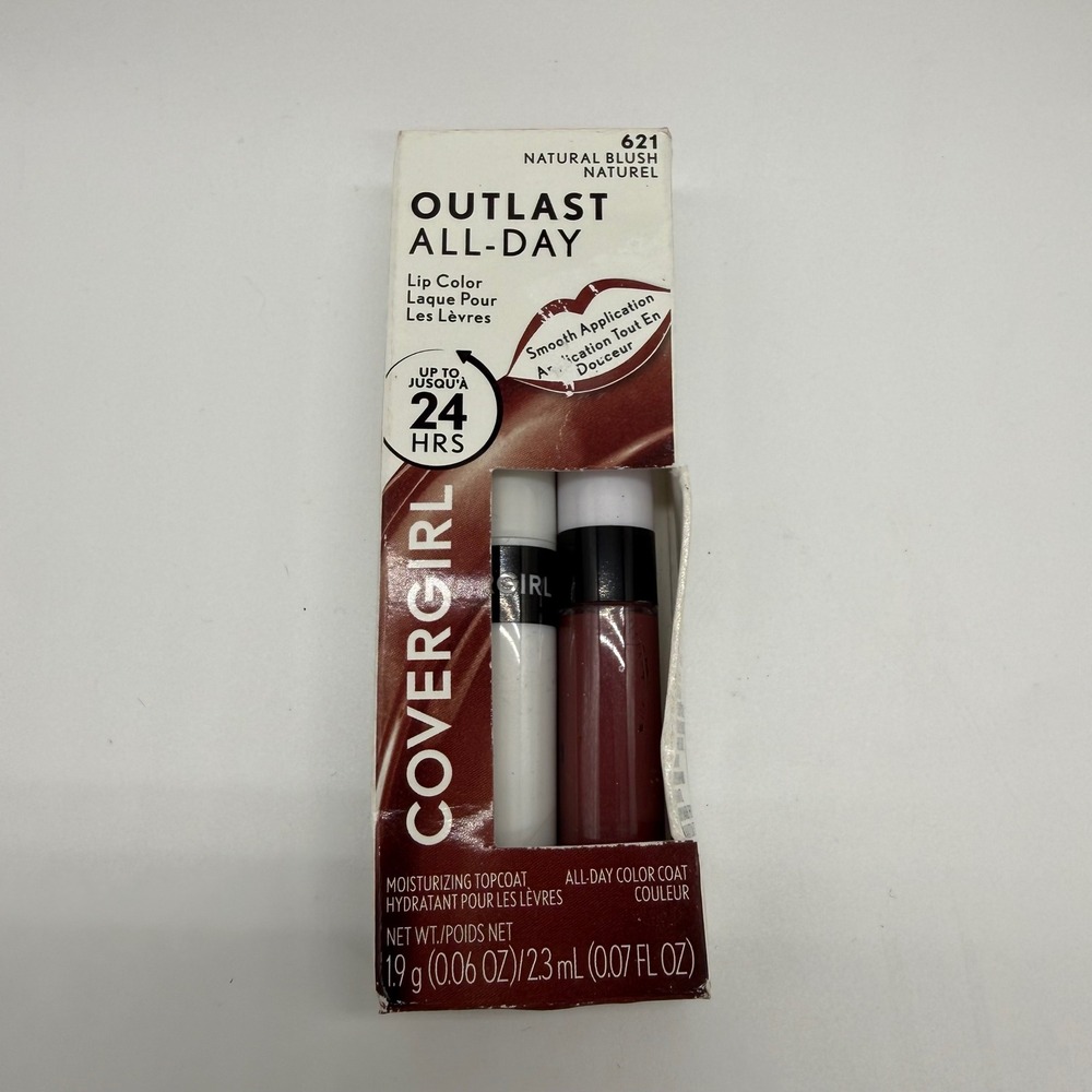 Covergirl Outlast All-Day Lip Color Natural Blush 621 Longwear Pink NIB